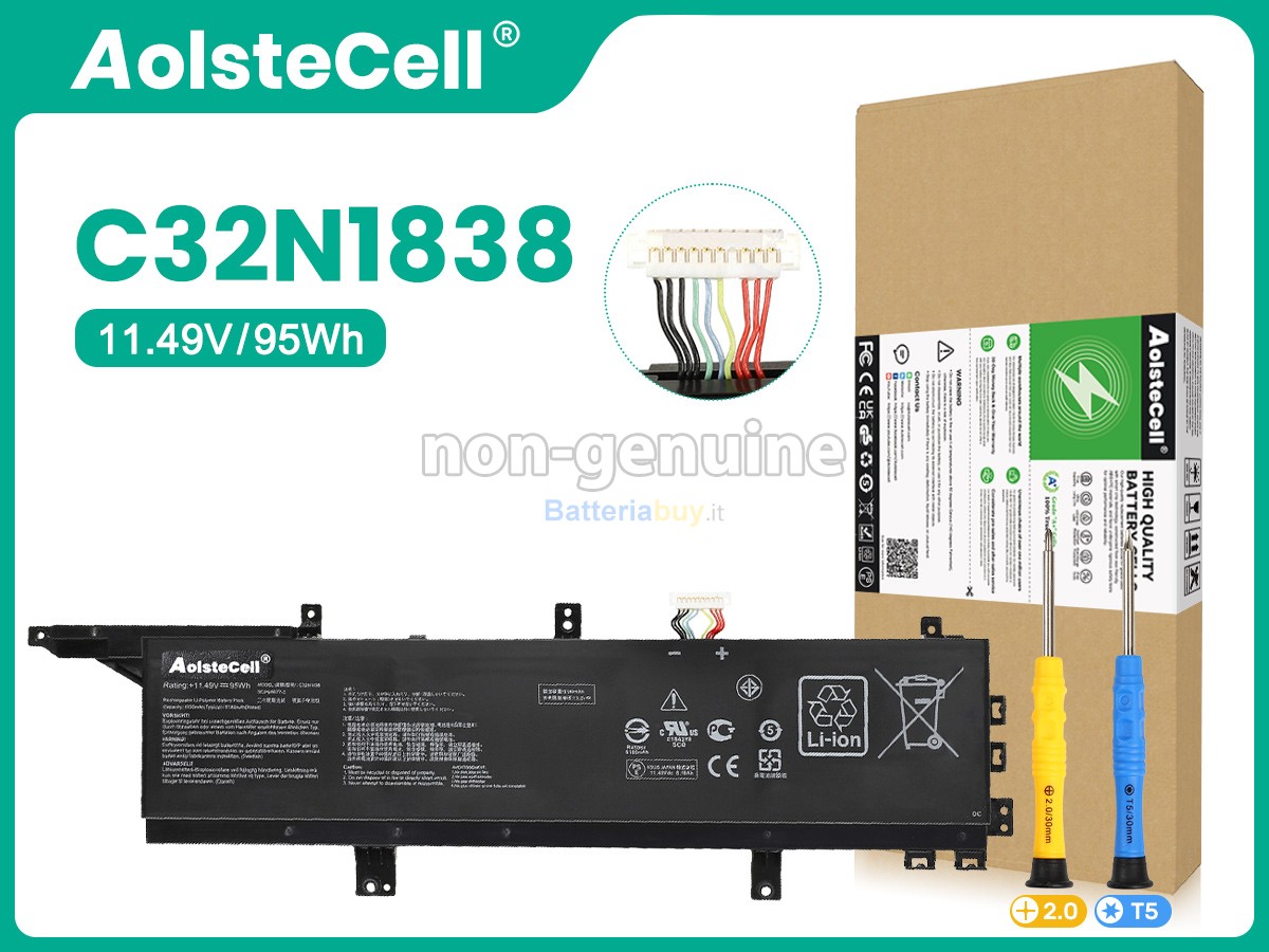 Batteria per Asus ProART STUDIOBook Pro X W730G2T