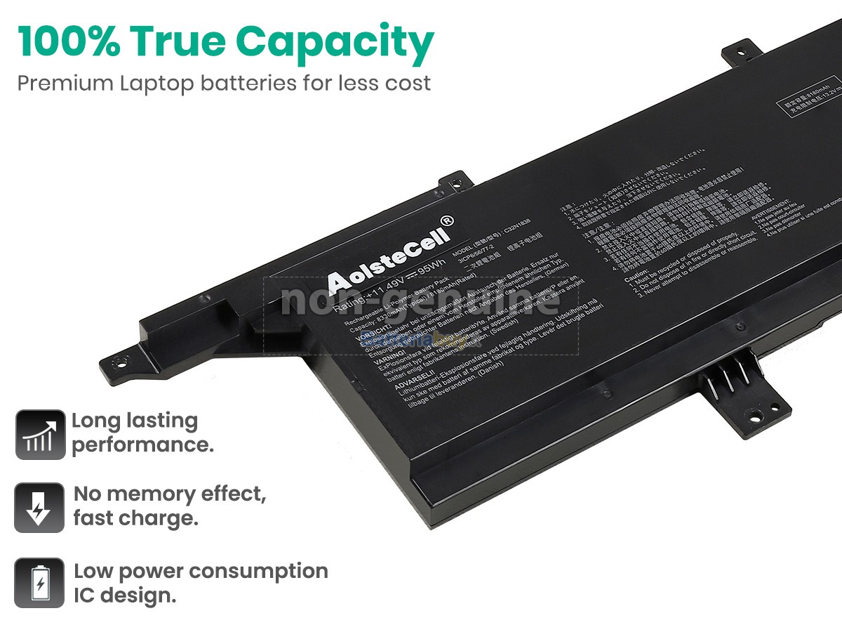 Batteria per Asus ProART STUDIOBook Pro X W730G2T