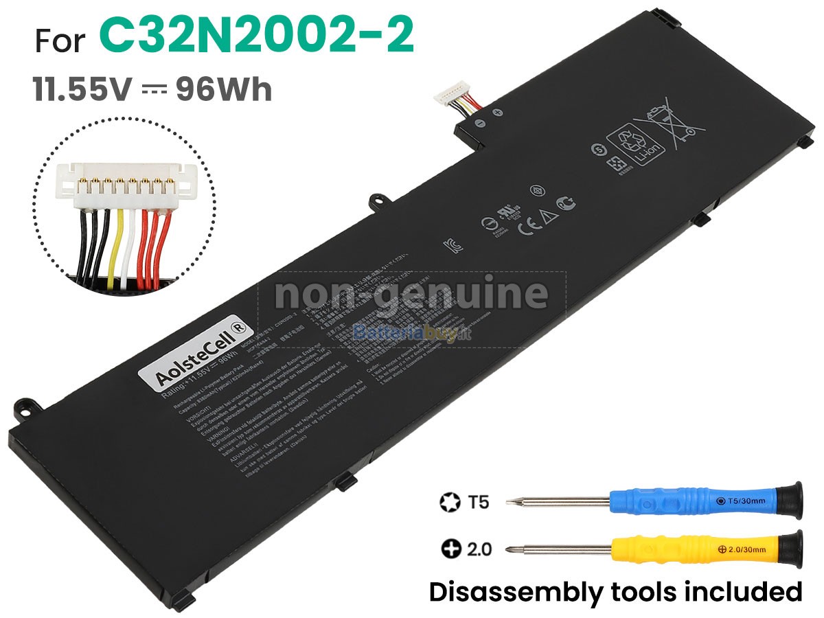 Batteria per Asus ZenBook Pro 15 Flip OLED UP6502ZA