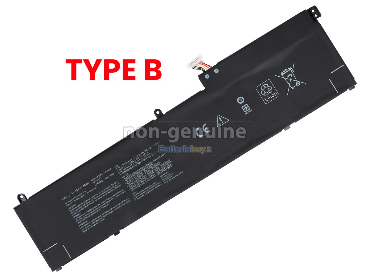 Batteria per Asus ZenBook Pro 15 OLED UM535QA