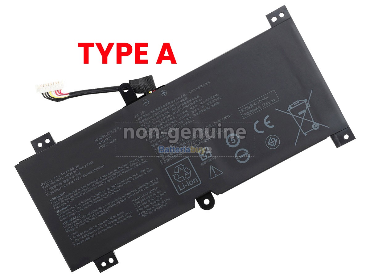 Batteria per Asus Rog STRIX GL504GM-ES152T