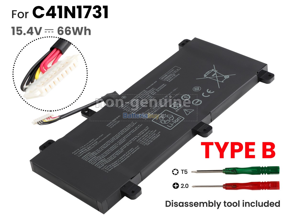 Batteria per Asus Rog STRIX SCAR II GL704GW-PS71