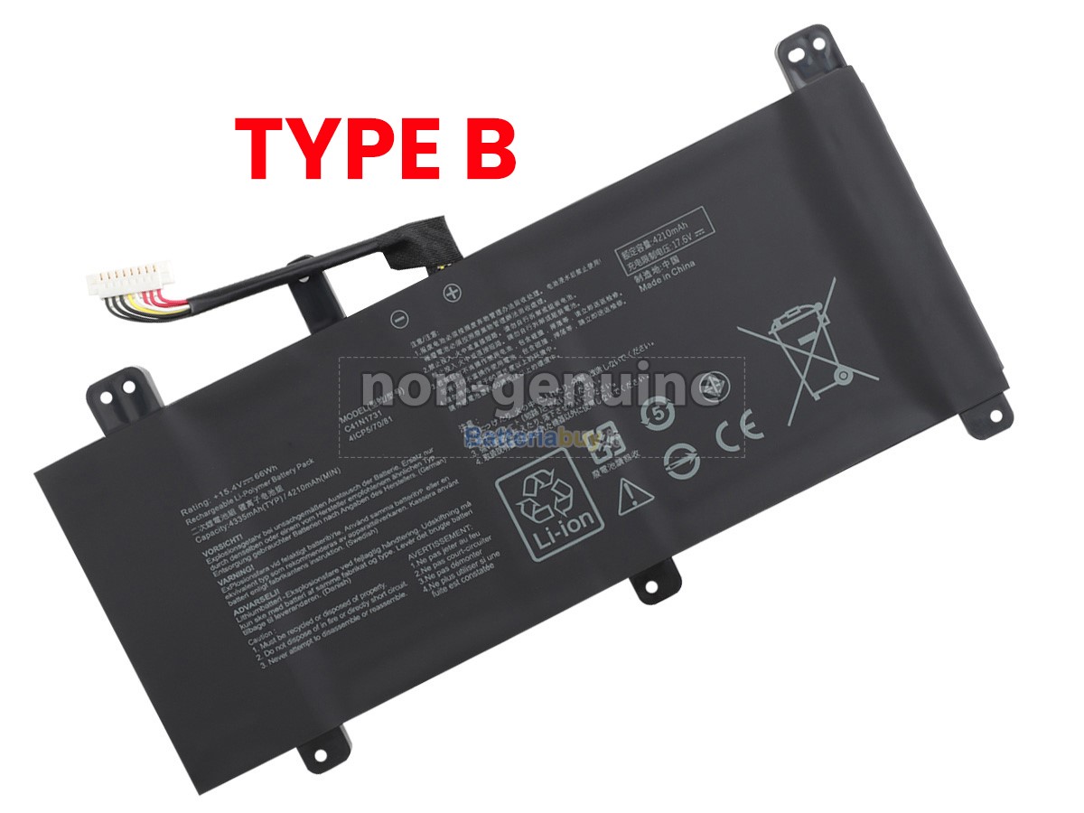 Batteria per Asus Rog STRIX SCAR II GL704GW-PS71