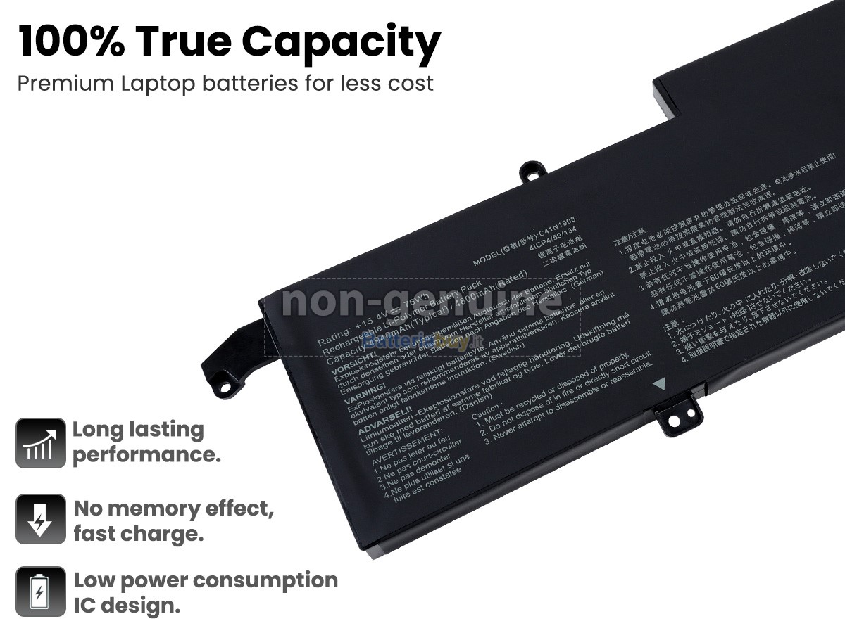 Batteria per Asus Rog ZEPHYRUS GA401IH