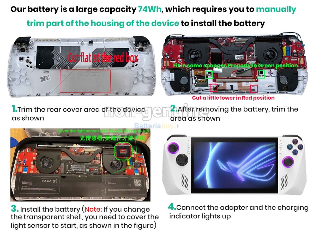 Batteria per Asus C41N2208
