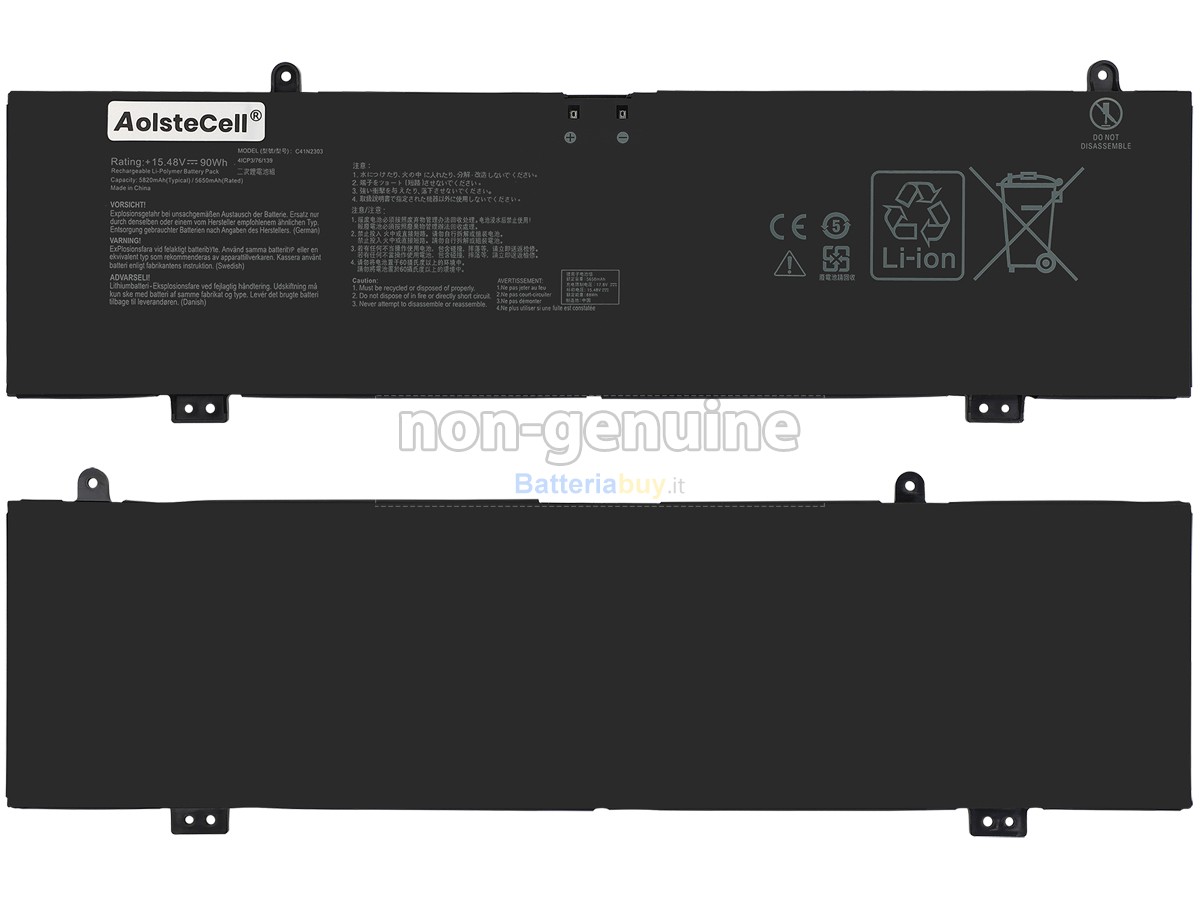 Batteria per Asus Rog ZEPHYRUS G16 GU605MZ