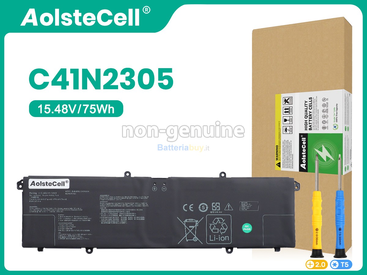 Batteria per Asus VivoBook Pro 15 OLED N6506MV-MA037W