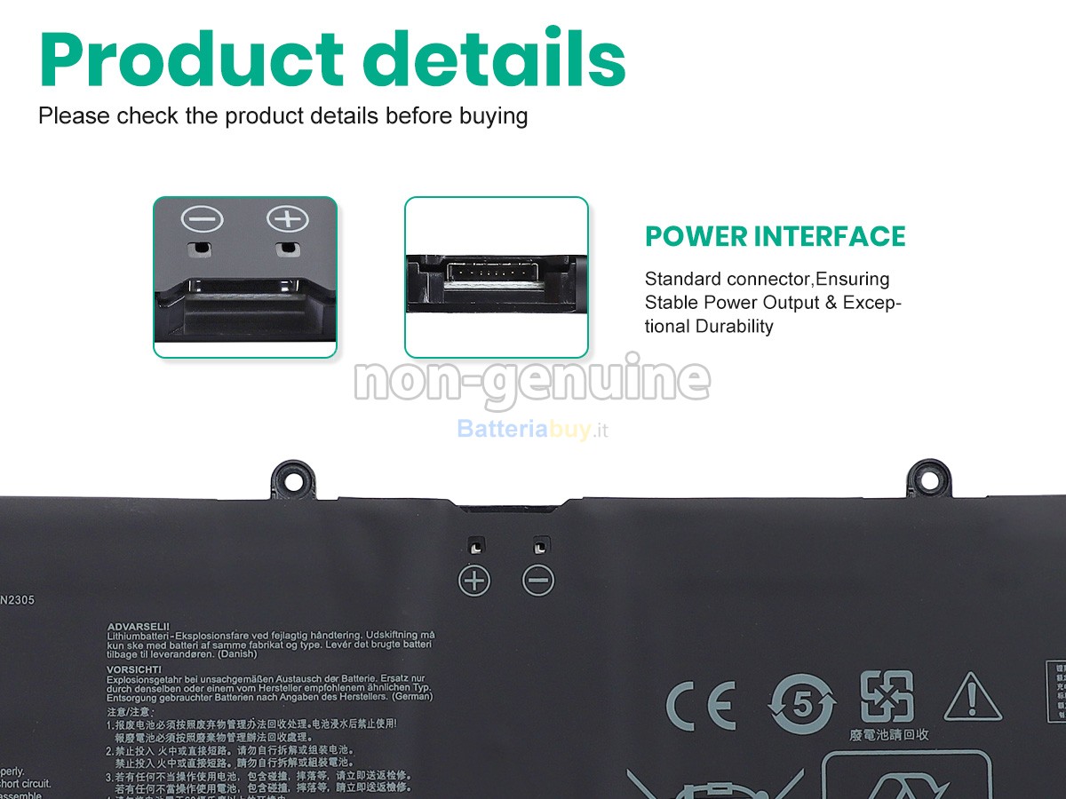 Batteria per Asus VivoBook Pro 15 OLED N6506MV-MA037W