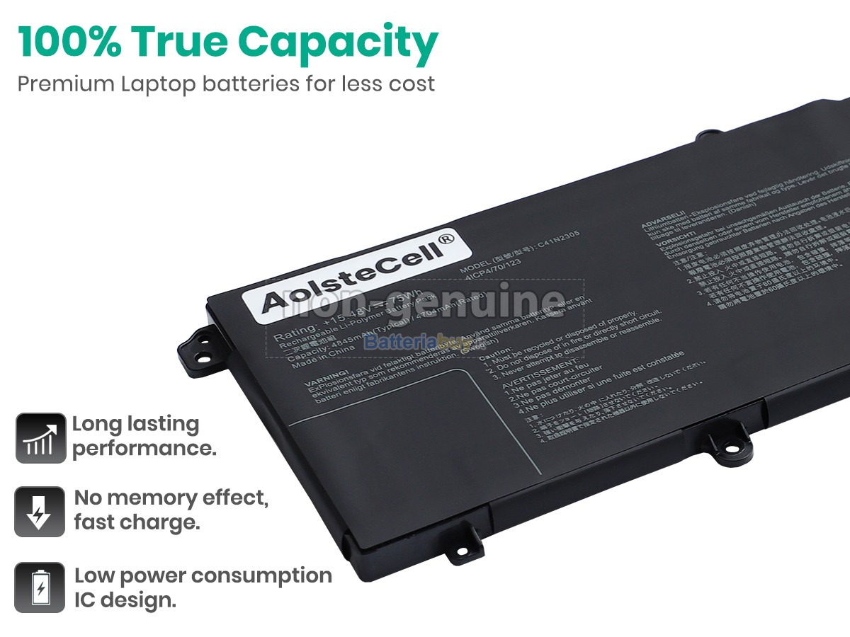 Batteria per Asus VivoBook Pro 15 OLED N6506MV-MA037W