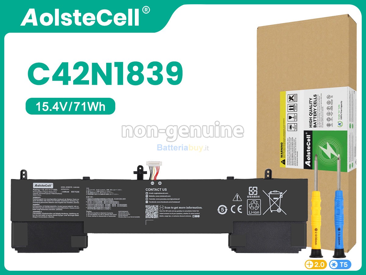 Batteria per Asus ZenBook 15 UX533FTC