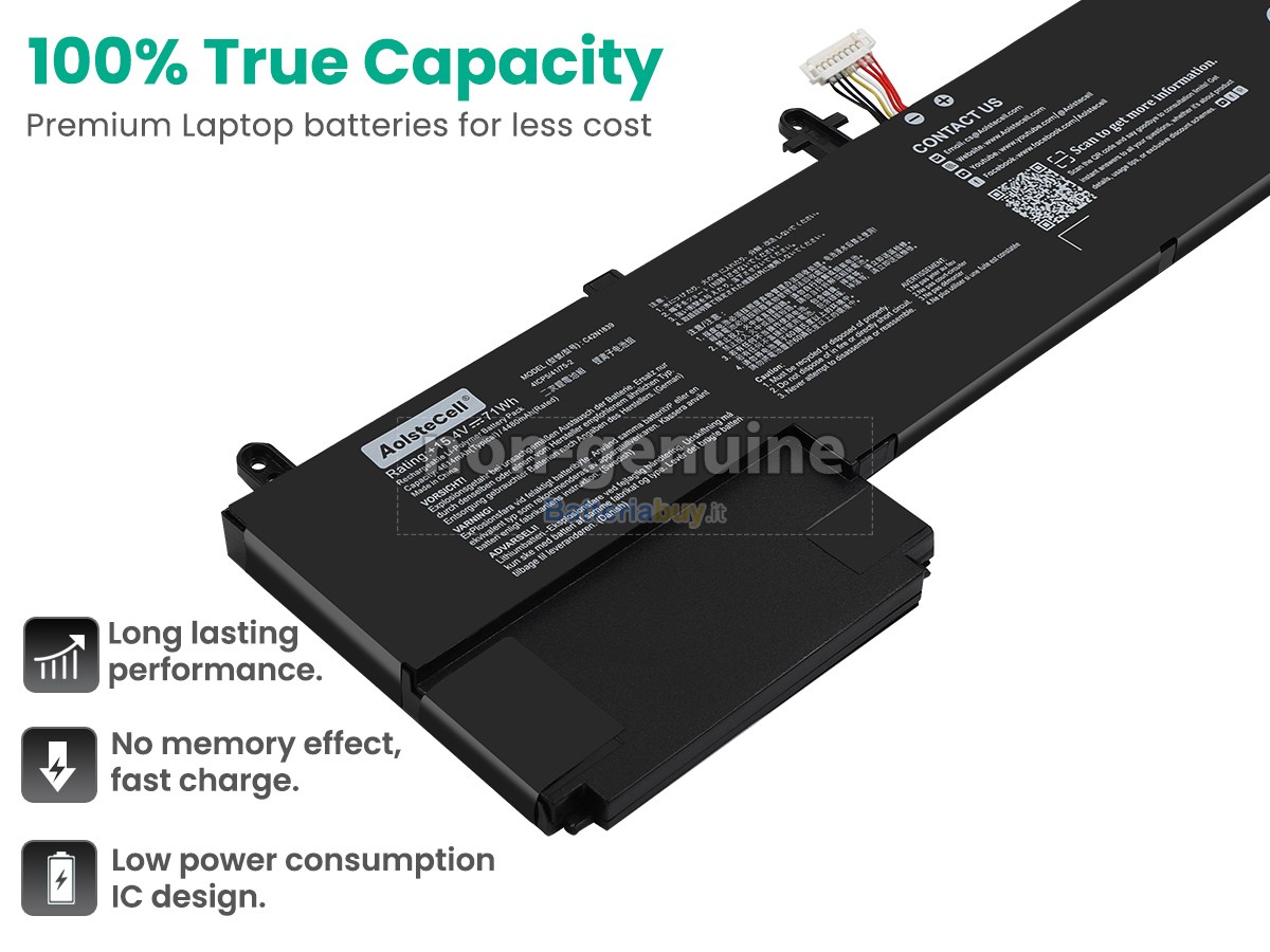 Batteria per Asus ZenBook 15 UX533FTC
