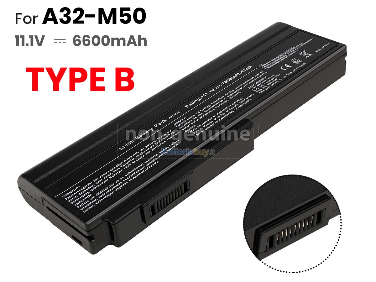 Batteria per Asus N61JV-JX002V