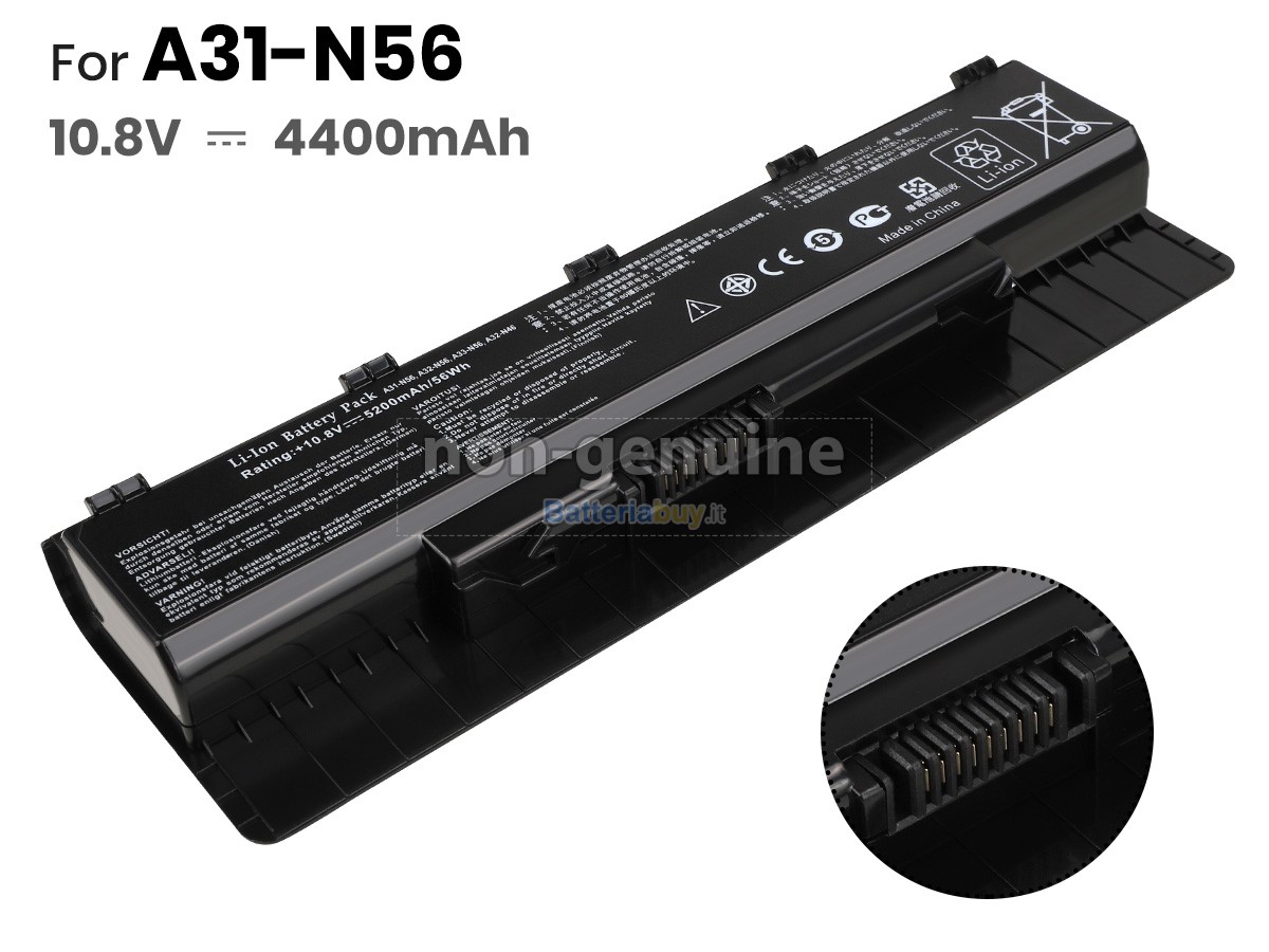 Batteria per Asus N56VJ