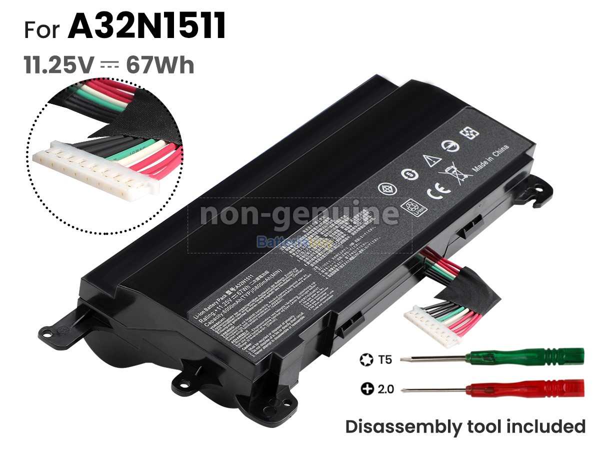 Batteria per Asus G752VT-GC046D