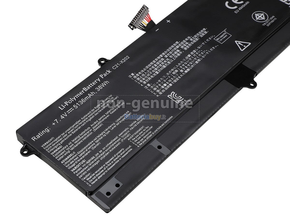 Batteria per Asus VivoBook X201E