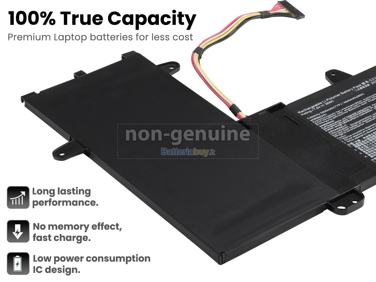 Batteria per Asus Transformer Book Flip TP200SA