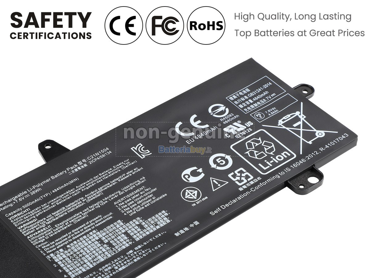 Batteria per Asus Transformer Book Flip TP200SA