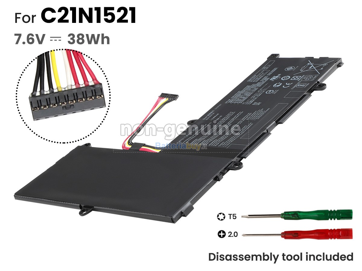Batteria per Asus C21N1521