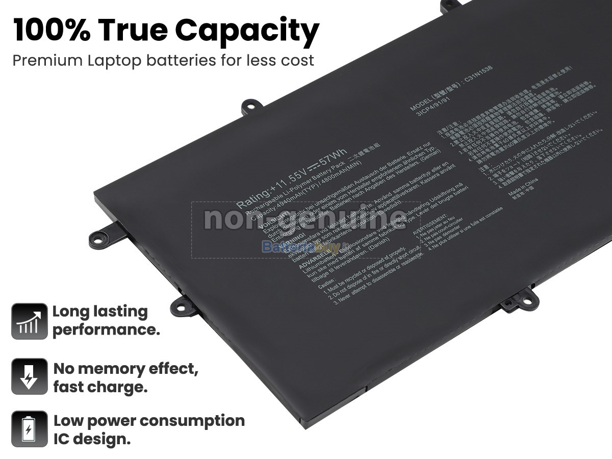 Batteria per Asus ZenBook Flip UX360UAK
