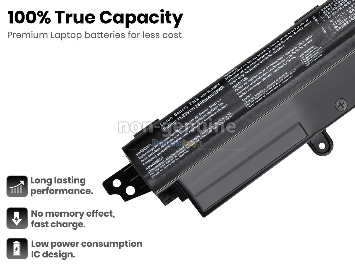 Batteria per Asus VivoBook X200CA-1A