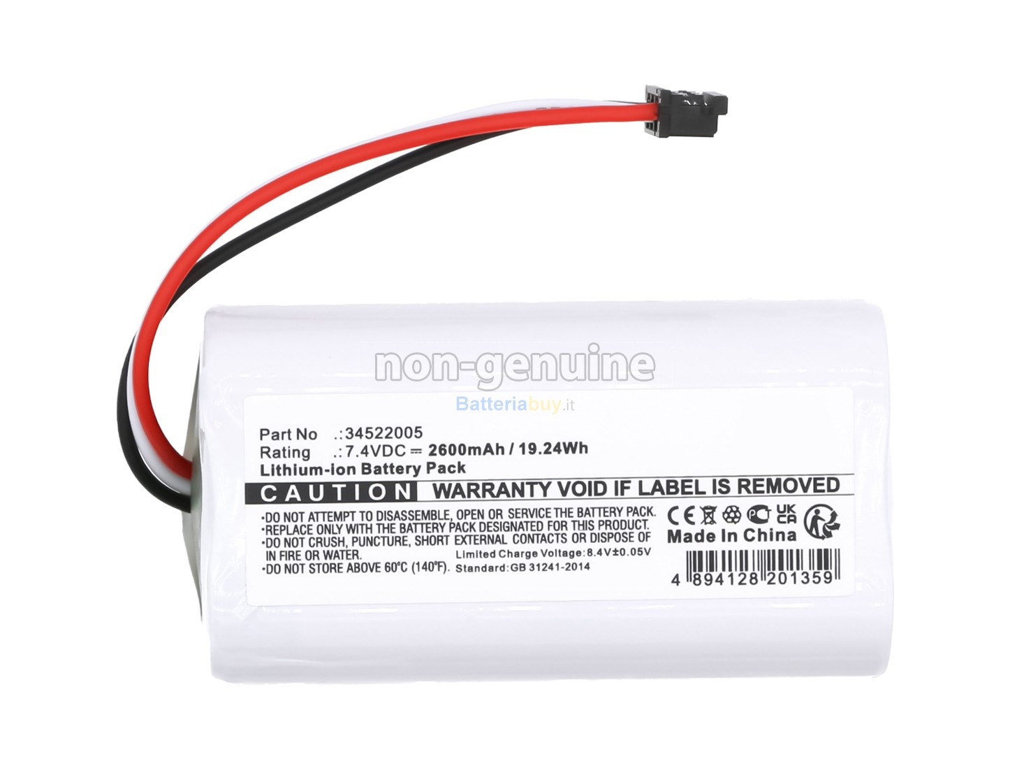 Batteria per B Braun PERFUSOR COMPACT PLUS