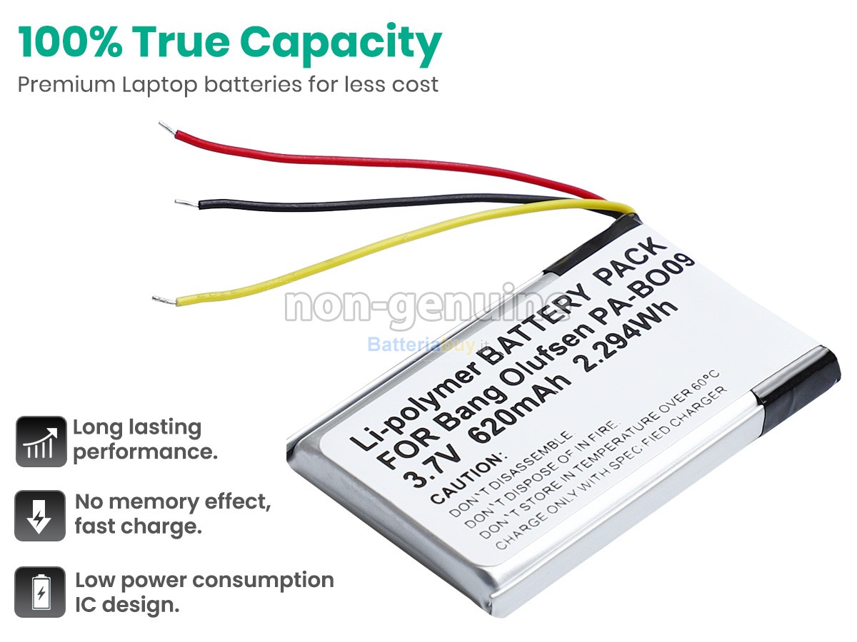 Batteria per Bang Olufsen BEOPLAY H4