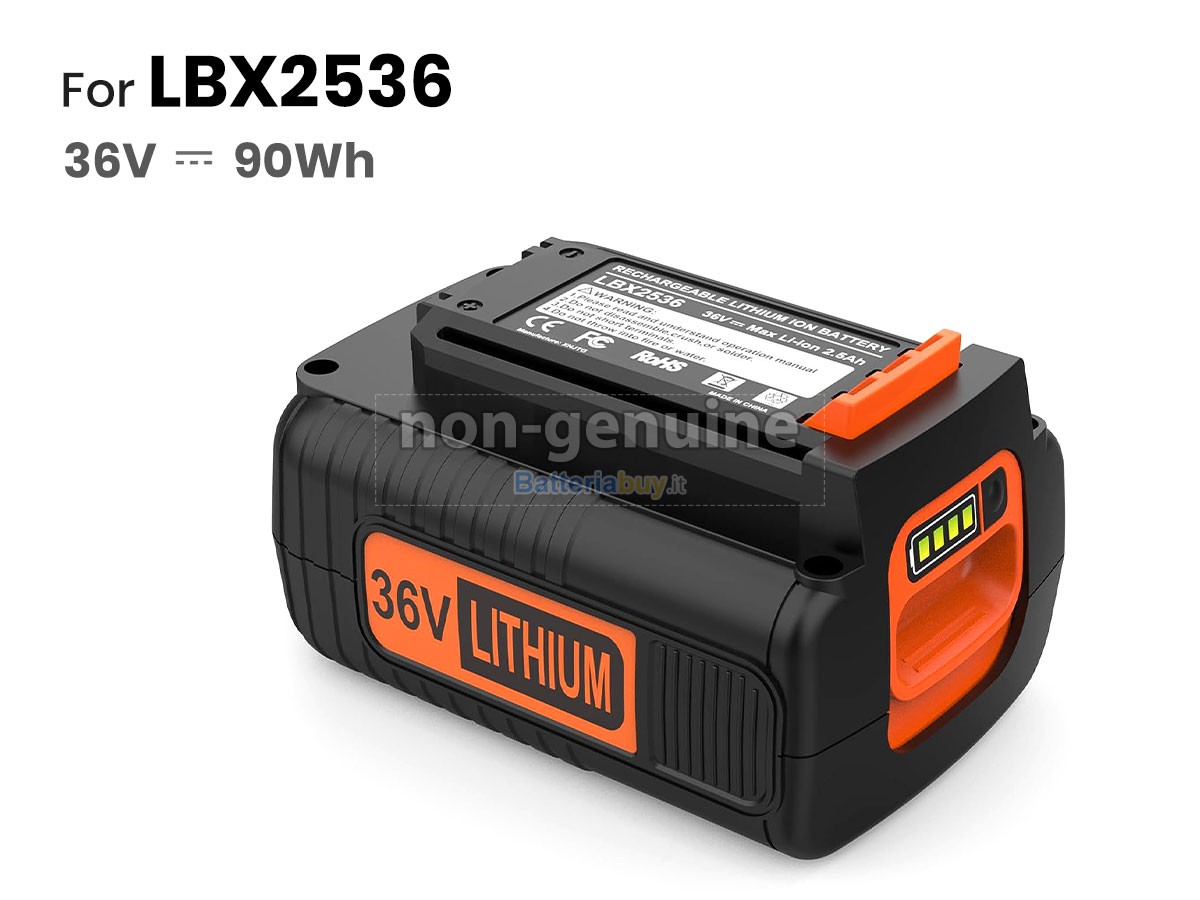 Batteria per Black Decker LBXR36