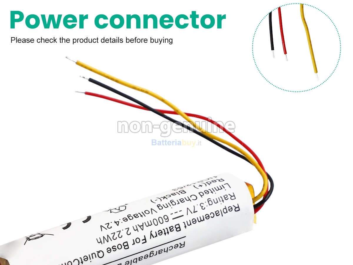 Batteria per Bose QC35