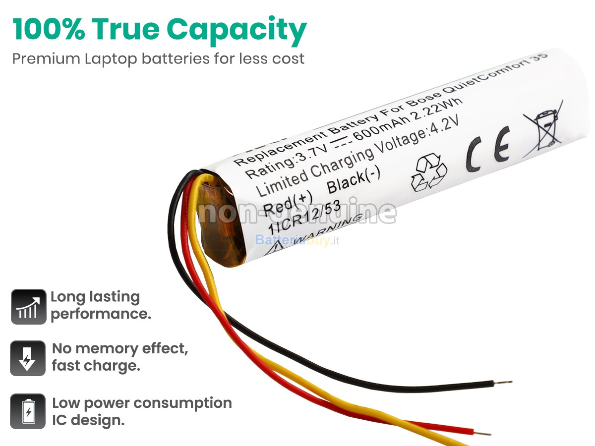 Batteria per Bose QC35