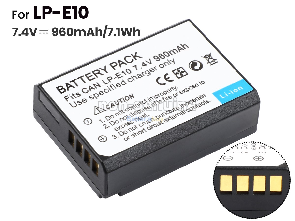 Batteria per Canon EOS 1500D