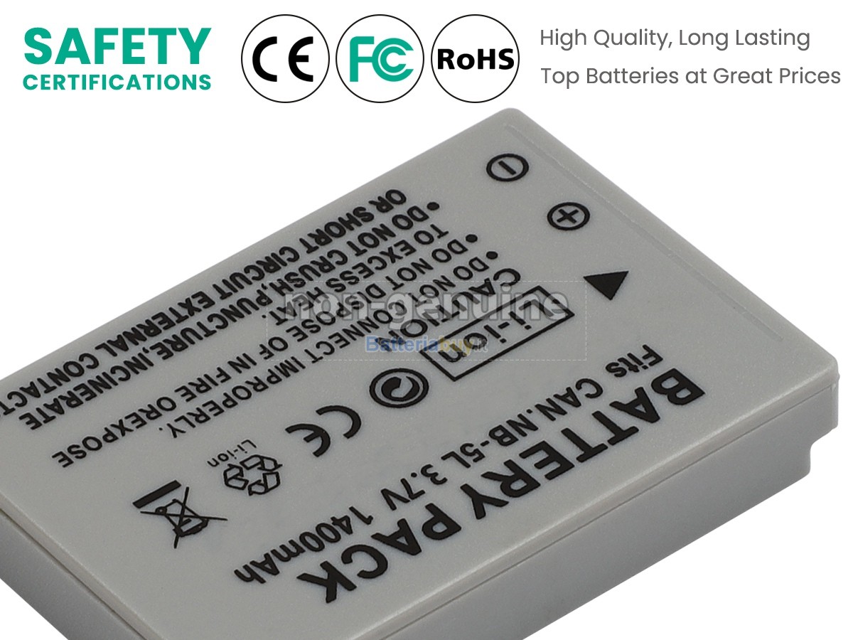 Batteria per Canon IXY DIGITAL 800 IS