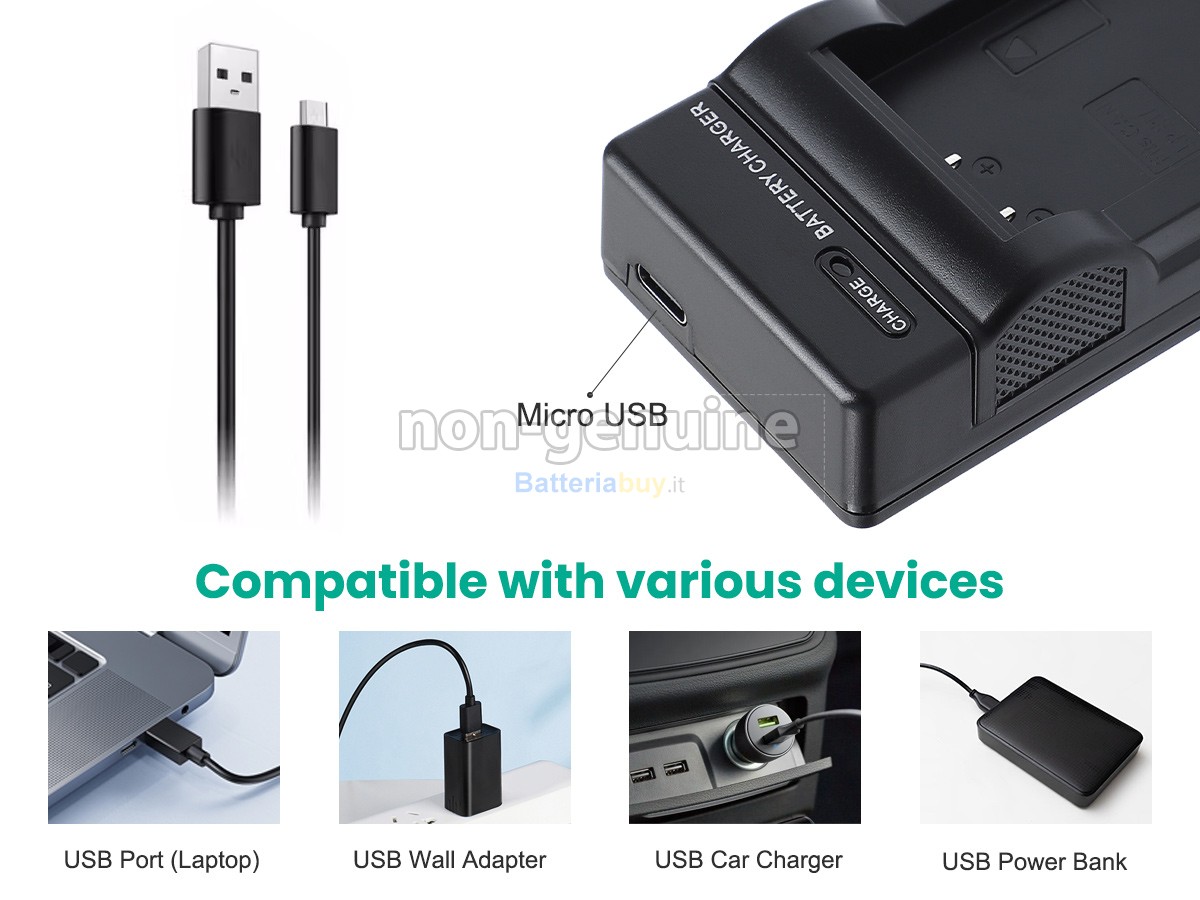 Batteria per Canon EOS M3