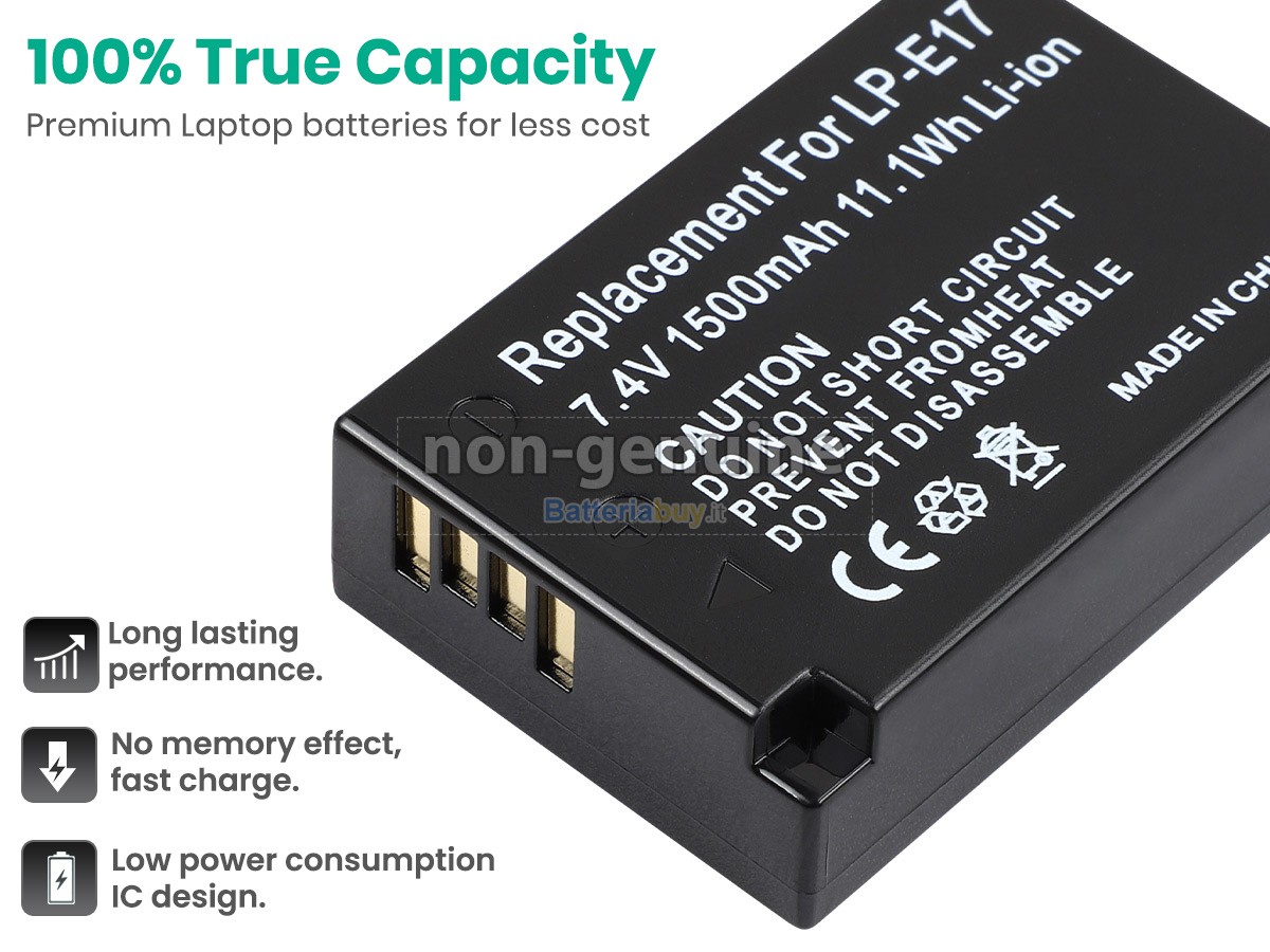 Batteria per Canon EOS M3