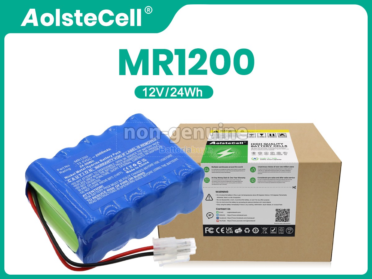 Batteria per Cardioline MR1200L