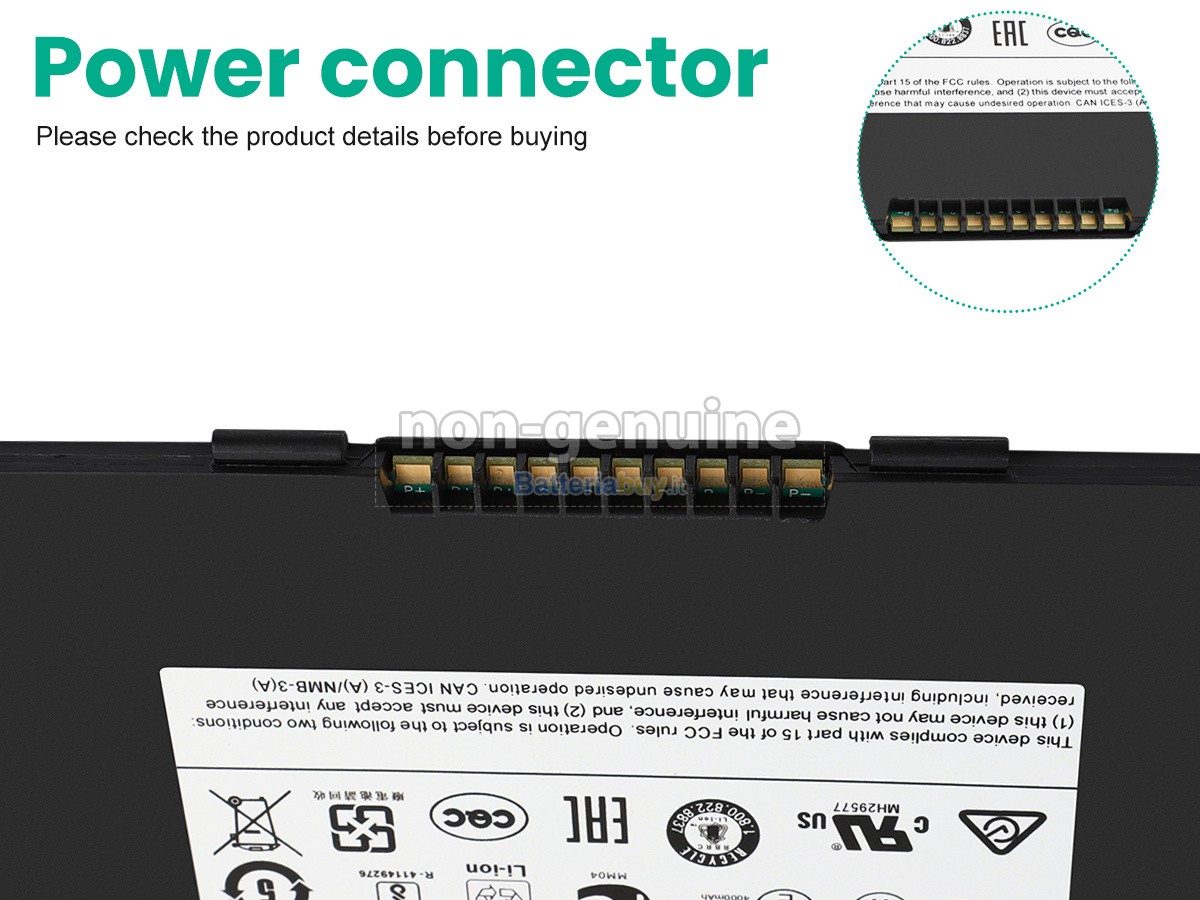 Batteria per Carestream 990864