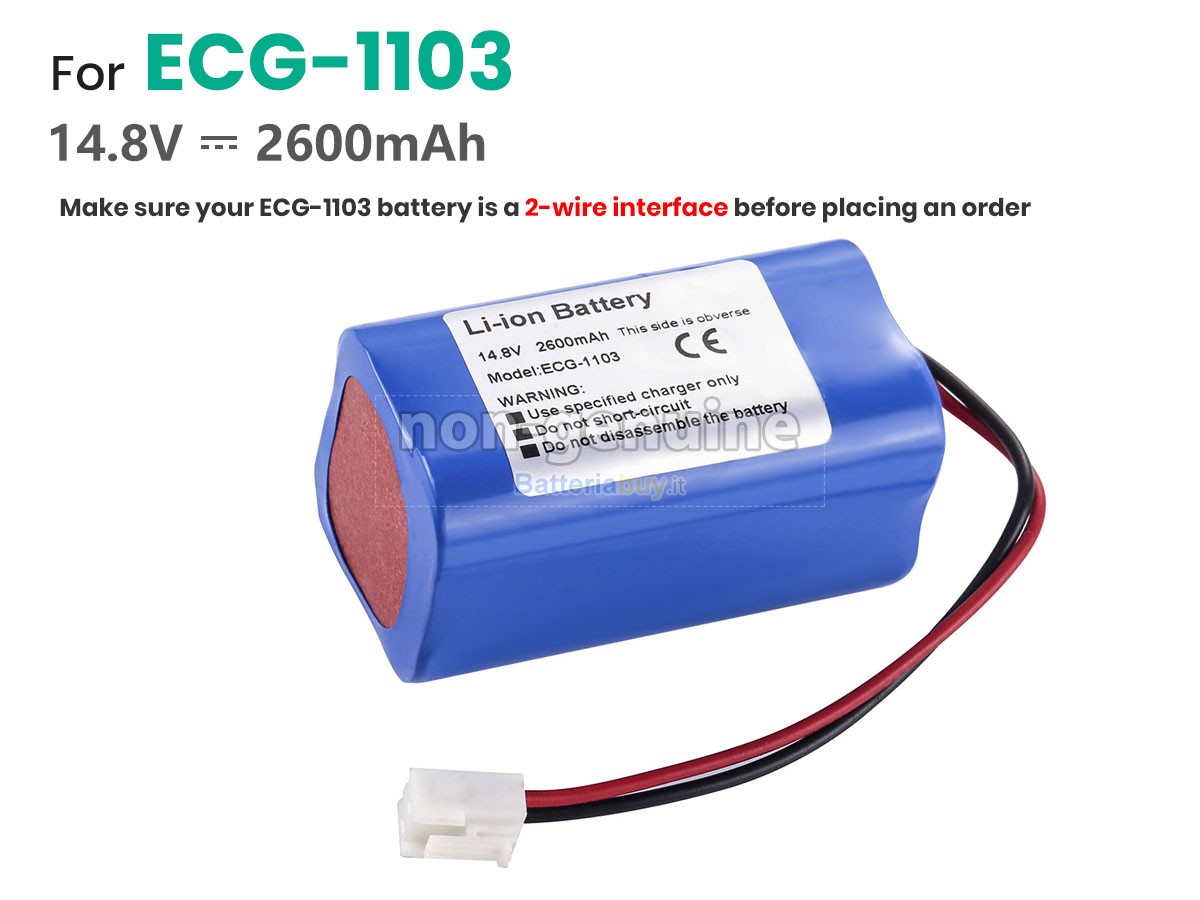 Batteria per Carewell ECG-1103