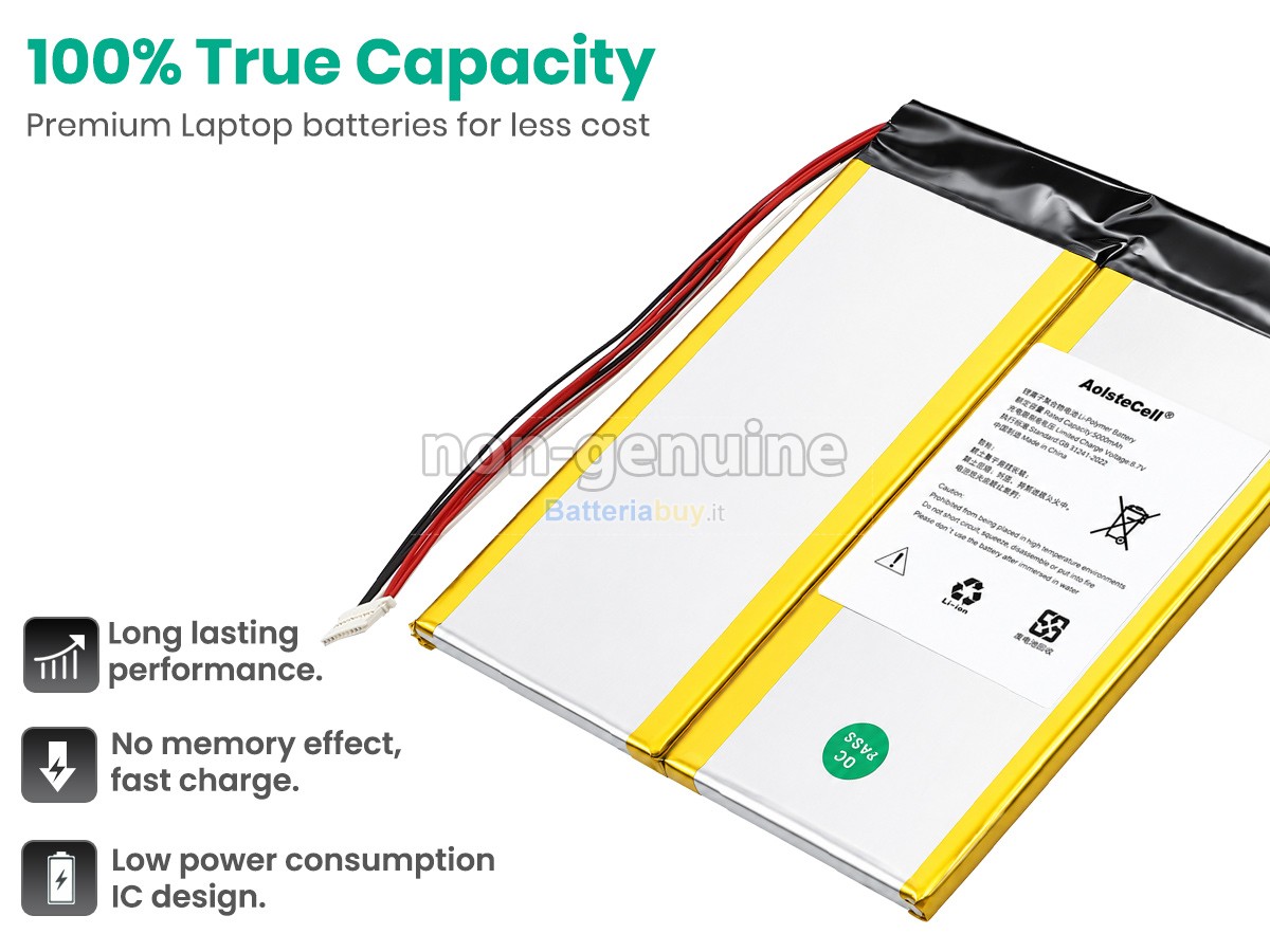 Batteria per CHUWI HEROBOOK PRO