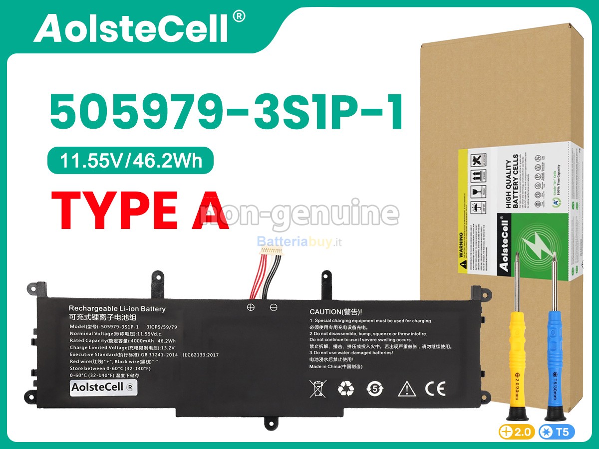 Batteria per CHUWI COREBOOK X CWI529