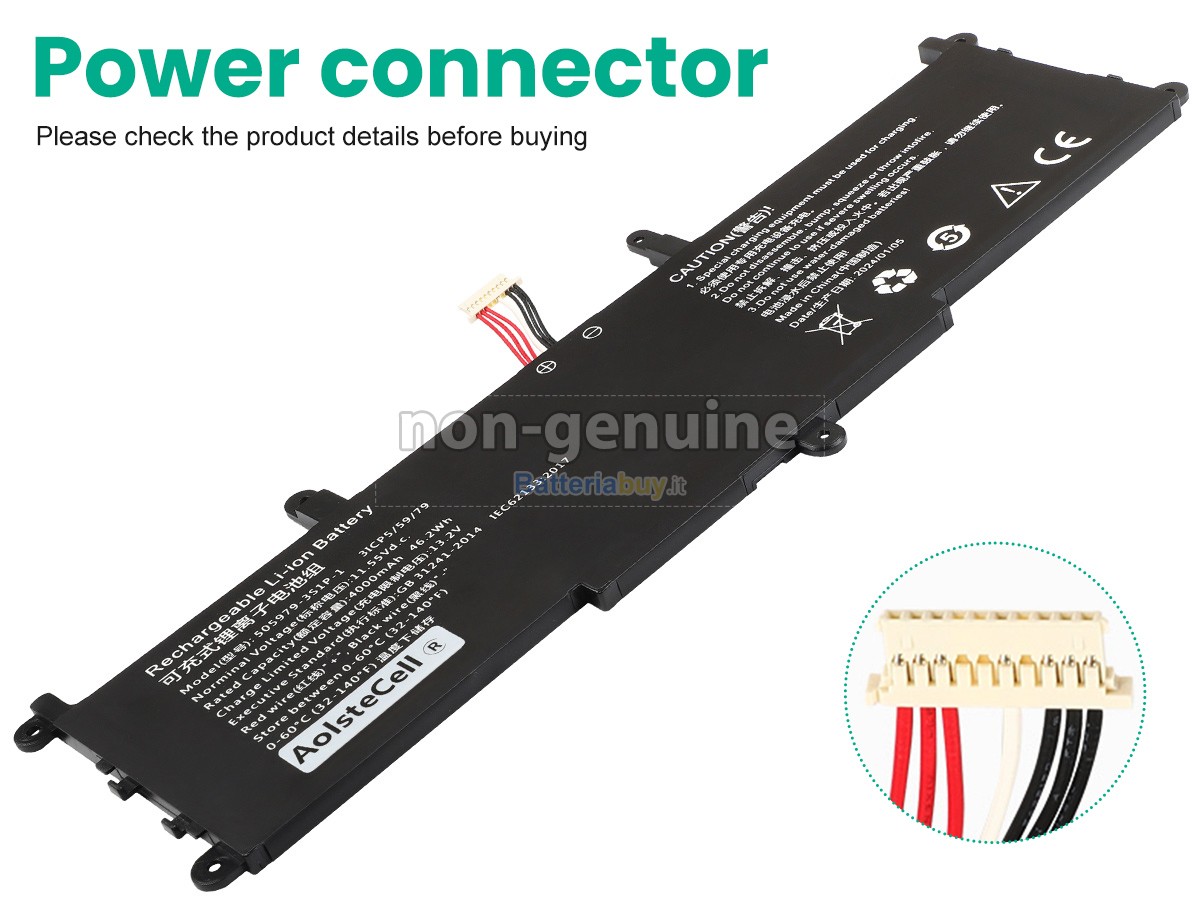 Batteria per CHUWI COREBOOK X CWI529