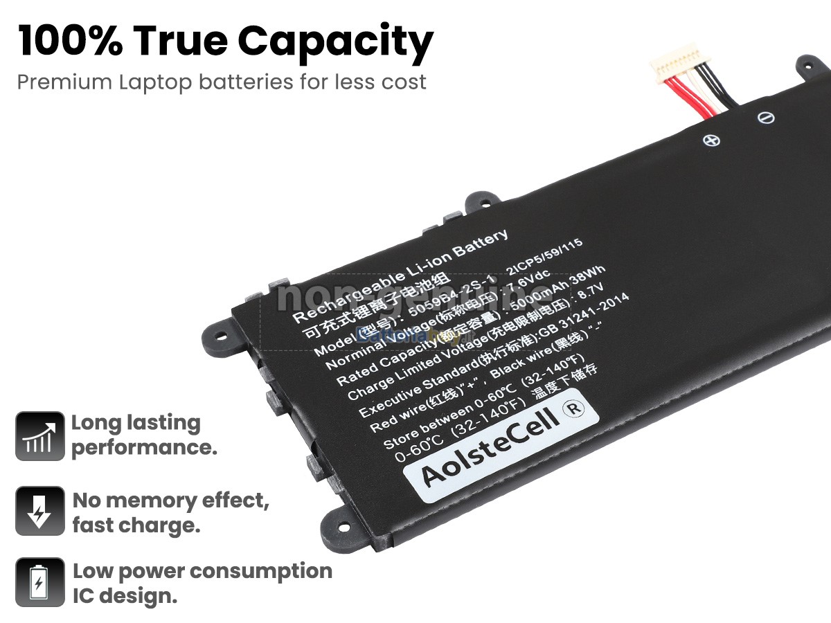 Batteria per CHUWI 5059B4-2S-1