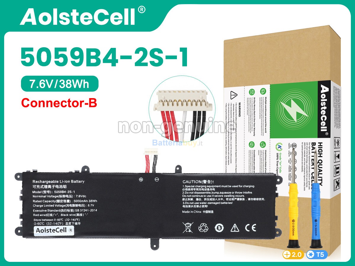 Batteria per CHUWI 059B4-2S1P(2ICP5/59/115)