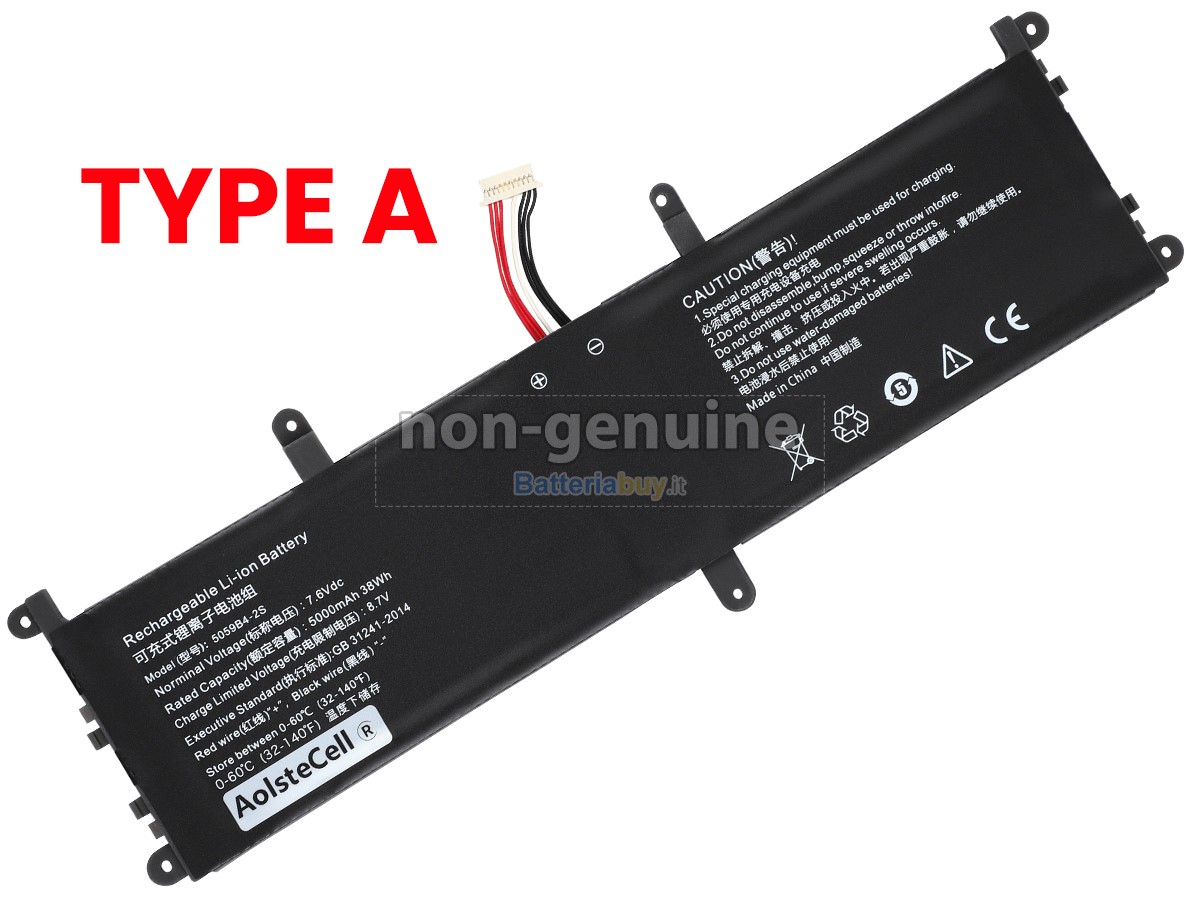 Batteria per CHUWI 5059B4-2S-1