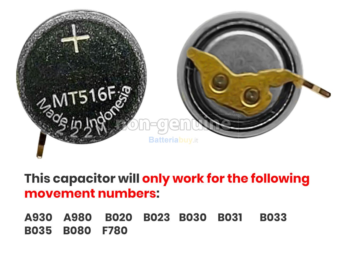 Batteria per CITIZEN B036