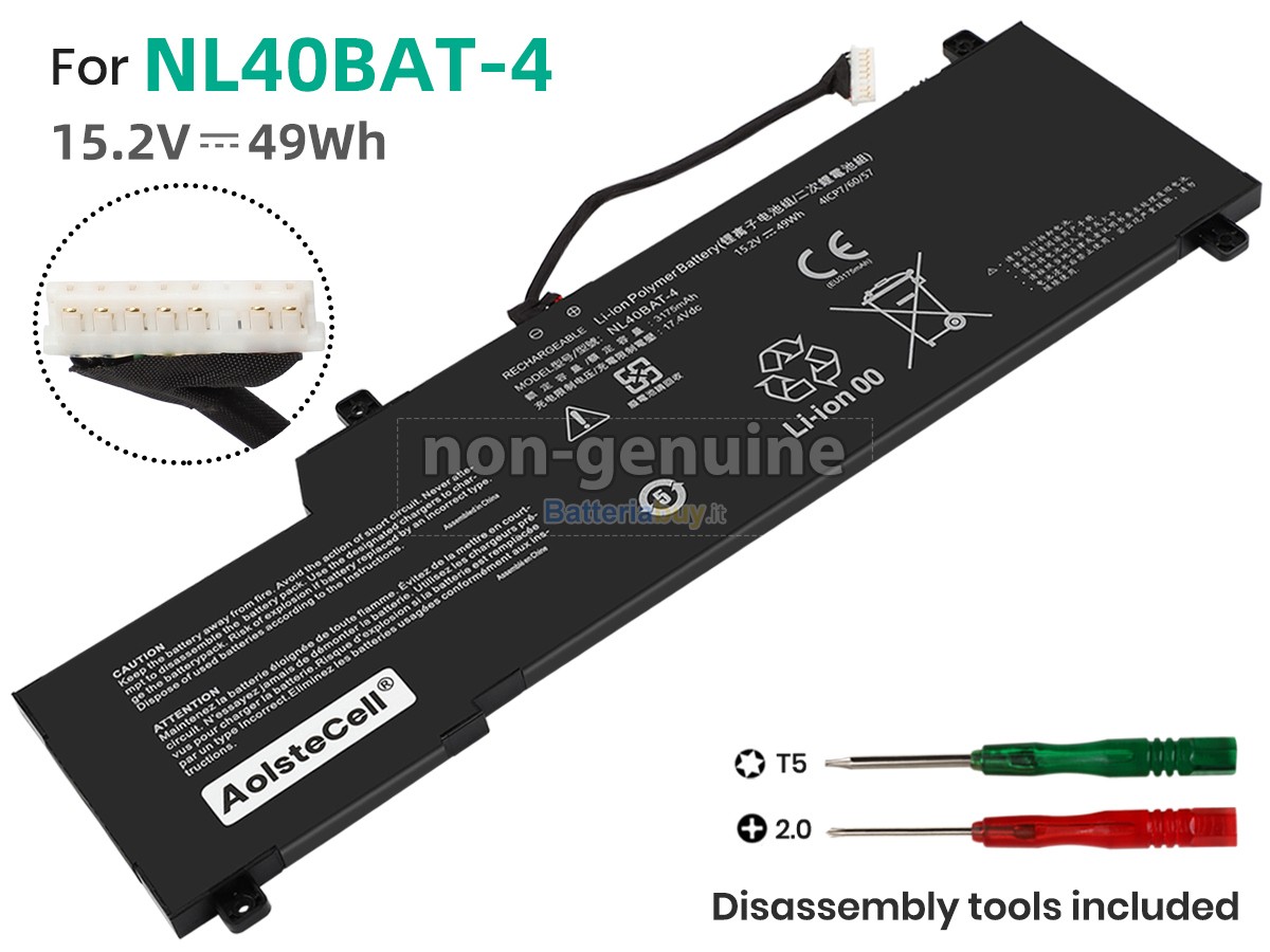 Batteria per Clevo NL50G1