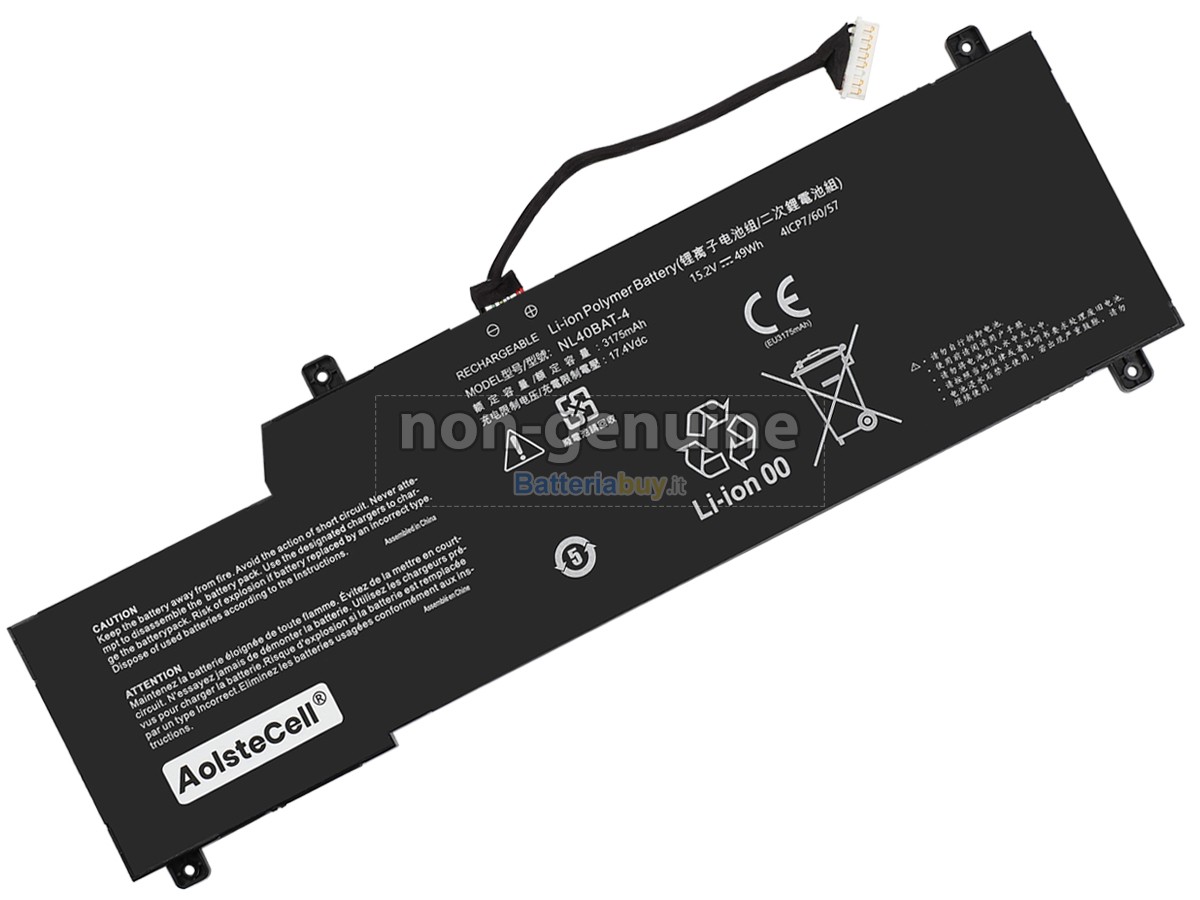 Batteria per Clevo NL50G1