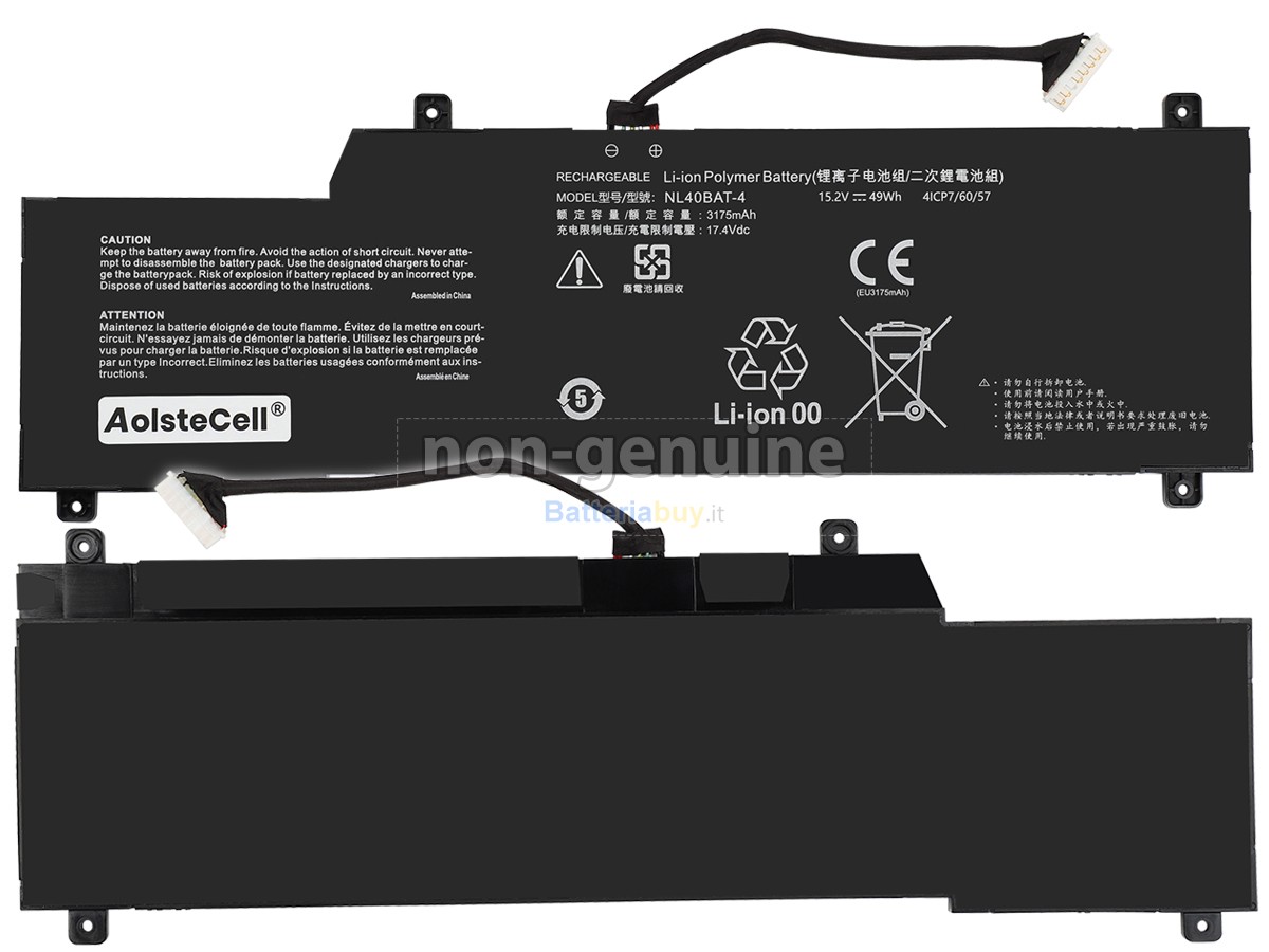 Batteria per Clevo NL50G1
