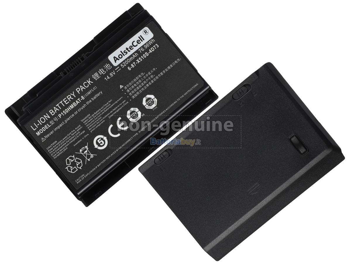 Batteria per Clevo 6-87-X710S-4272