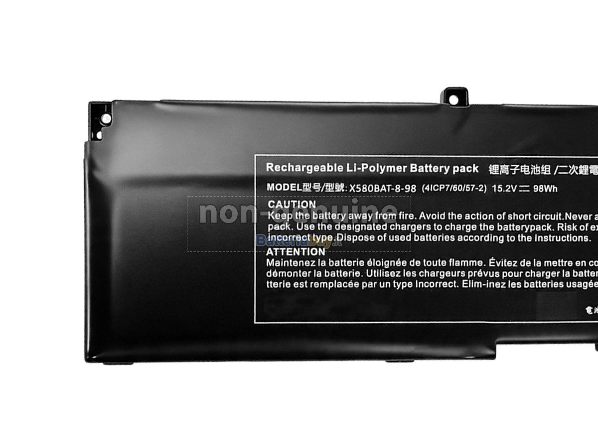 Batteria per Clevo X580BAT-8-98(4ICP7/60/57-2)