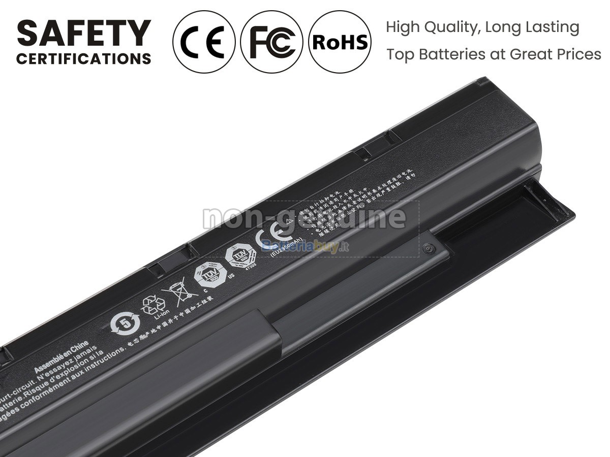 Batteria per Clevo 6-87-N750S-31C00