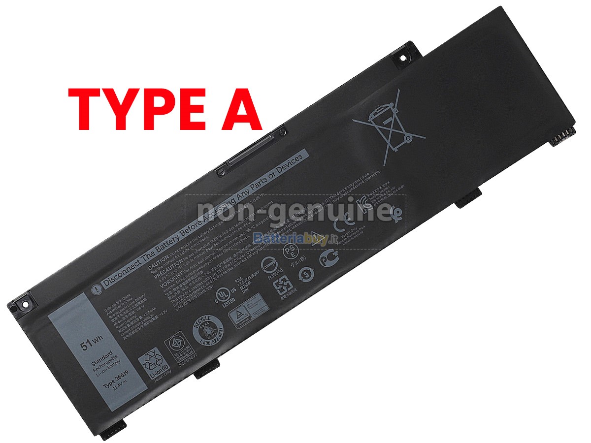Batteria per Dell G3 15 3500